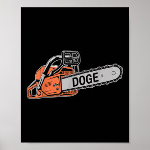Poster Doge Chainsaw D.o.g. e Saw