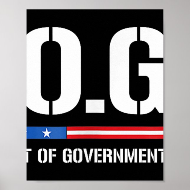 Poster Doge D.o.g., Departamento de Eficiência do Governo (Frente)
