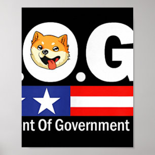 Poster Doge D.o.g., Departamento de Eficiência do Governo