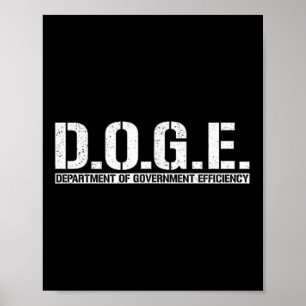 Poster Doge D.o.g., Departamento de Eficiência do Governo