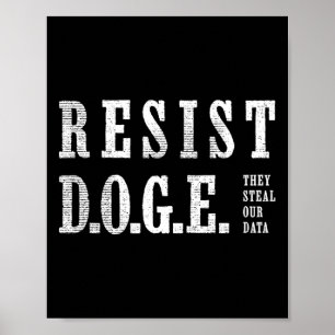 Poster Doge Resist D.o.g.