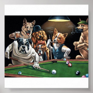 Pôster dogs%20playing%20poker22