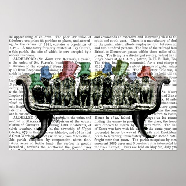 Poster Dogs on Sofa (Frente)