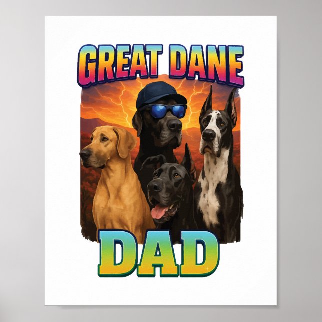 Poster Dogue Alemão (Frente)