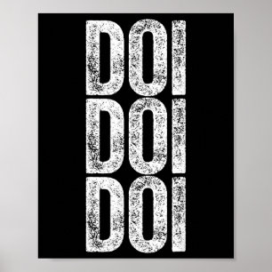 Poster Doi Doi Doi Rotação Cerebral Geração Alpha Gíria 6