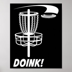 Poster Doink! Disco Golfe Frisbee Engraçado Parque Jogos