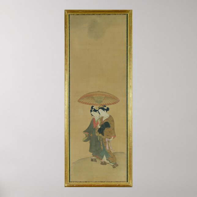 Poster Dois amantes sob um guarda-chuva (Frente)