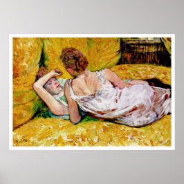 Pôster Dois Amigos por Henri de Toulouse-Lautrec