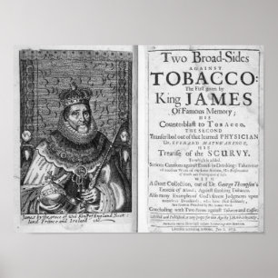 Pôster 'Dois bordos contra o tabaco