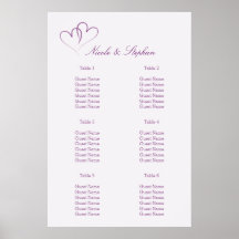 Dois Corações Roxos Plano Sentado Interligado