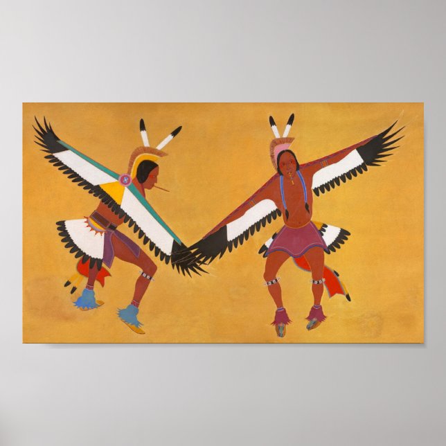 Poster Dois Dançarinos Águias (Frente)