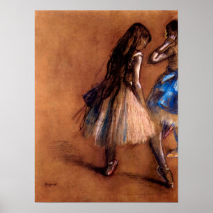 Poster Dois dançarinos de Edgar Degas