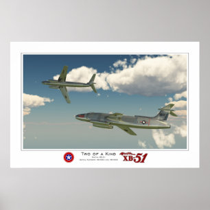 Poster Dois de um tipo: O Martin XB-51