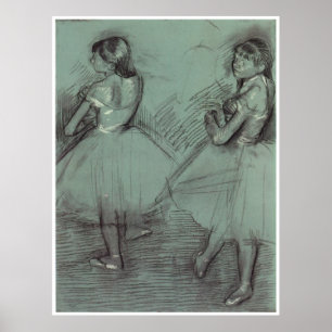 Pôster Dois dinamarqueses, c. 1879, Edgar Degas