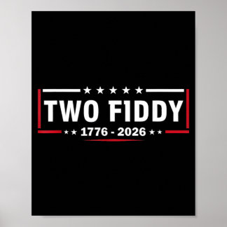 Poster Dois e Cinquenta 2 e Cinquenta Aniversário de 250