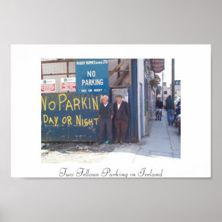 Poster Dois Fellows Parking na Irlanda