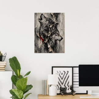 Poster Dois Lobos, Um Coração