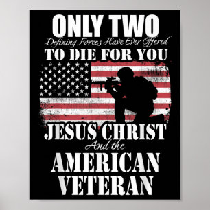 Poster Dois Morreram Por Você Jesus E Memória Veterana Am