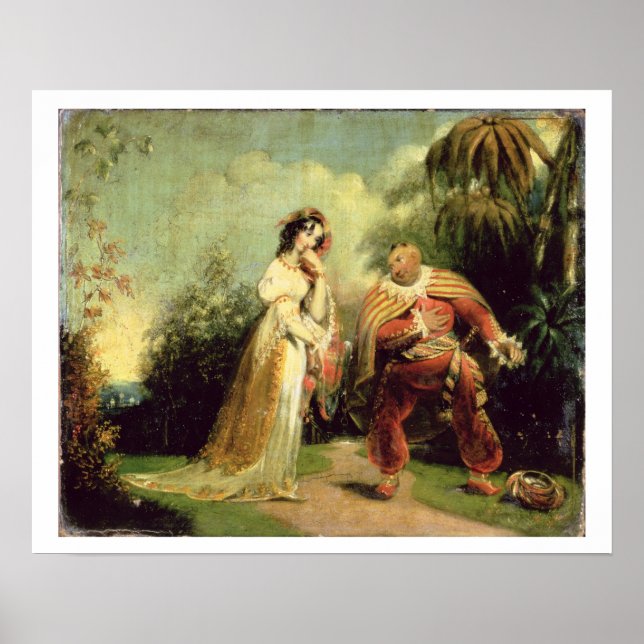 Pôster Dois números em fantasia turca em terras orientais (Frente)