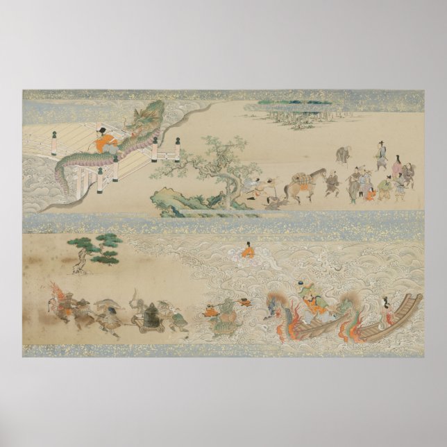 Pôster Dois Painéis a partir da rolagem (Frente)