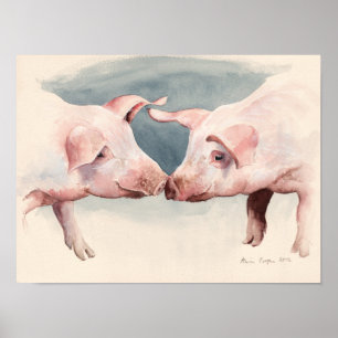 Poster Dois pouco Piggies 2012