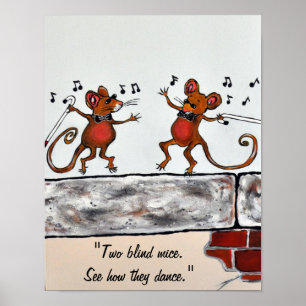 Pôster Dois ratos cegos