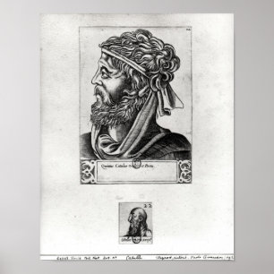 Pôster Dois retratos de Catullus