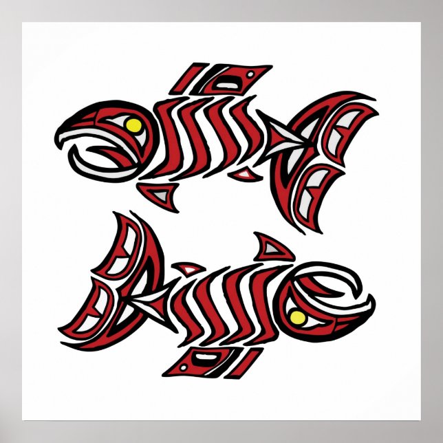 Pôster Dois Salmões (Frente)