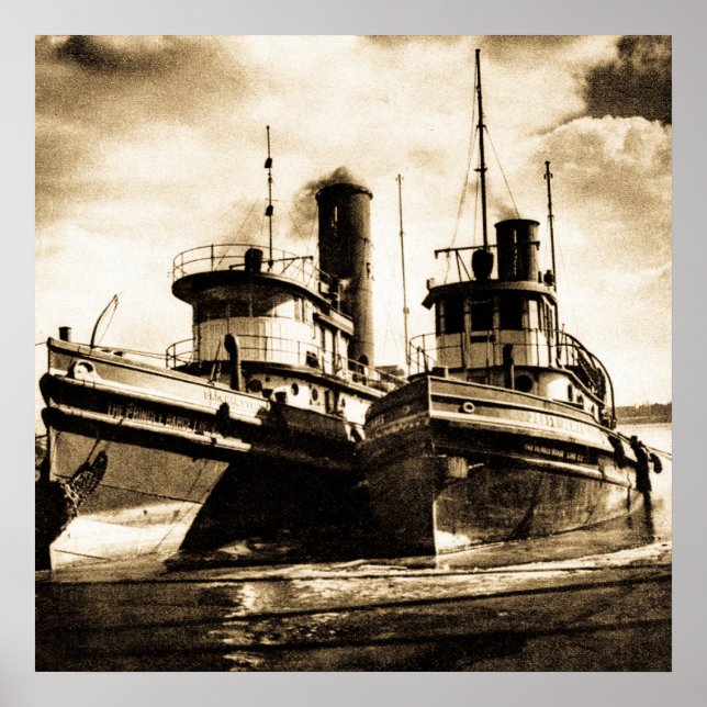 Pôster Dois Tugs (Frente)