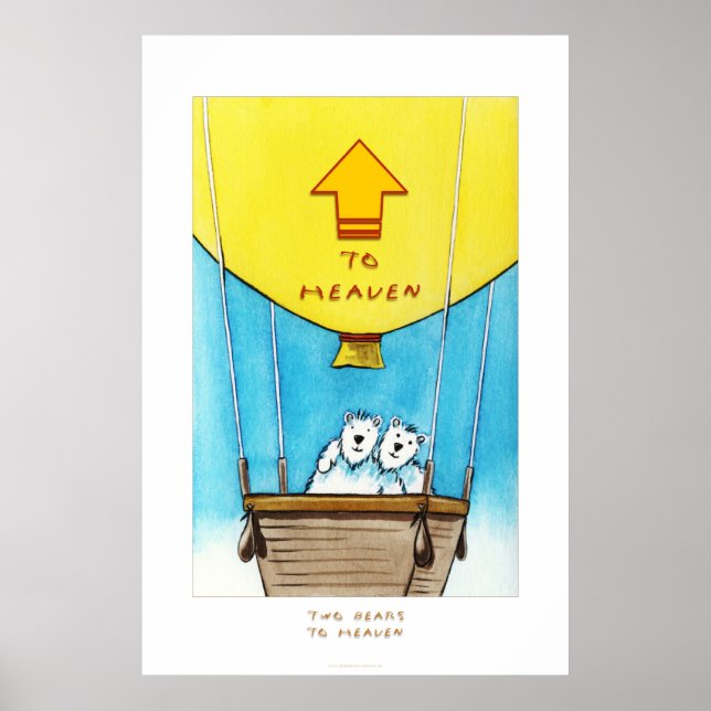 Pôster dois ursos para o céu (Frente)
