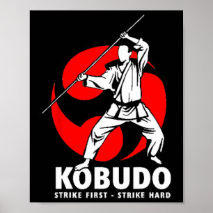 Poster Dojo de Treinamento de Armas de Kobudo Artes Marci