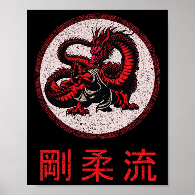 Poster Dojo Training Karate Melhor Legado Das Mães Tradic (Frente)