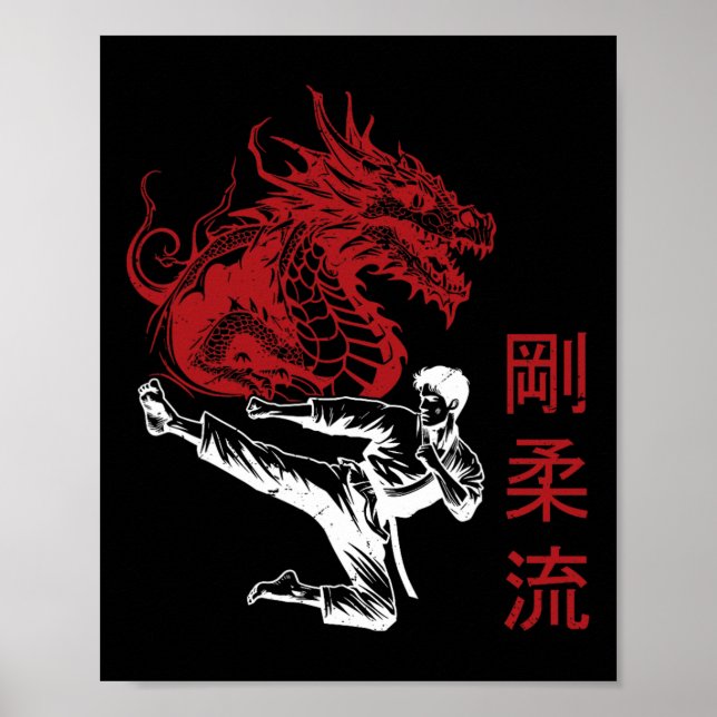 Poster Dojo Training Karate Melhor Legado Das Mães Tradic (Frente)