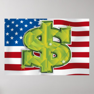 Poster Dólar americano