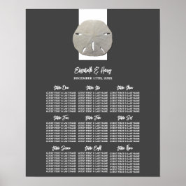 Poster Dólar de Areia Solitária, Carvão, Gráfico de Casam