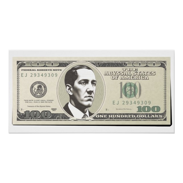 Pôster Dólar de Lovecraft (Frente)