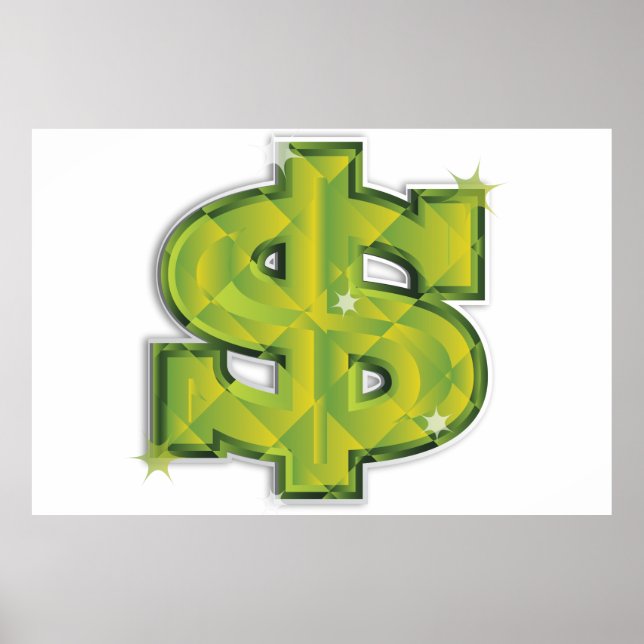 Pôster Dólar EUA (Frente)