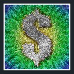 Poster Dólar - Sinal de Pop<br><div class="desc">Aproveite esta design gráfica colorida de Pop de Arte com Sinal de Dólar... </div>