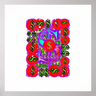 Poster Dólar Sinaliza Moedas Dinheiro Projeto de Lei de D