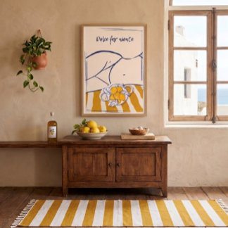 Poster "Dolce Far Niente" Coleção de Verão Italiana 