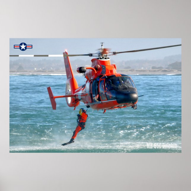 POSTER DOLFIM MH-65C (Frente)
