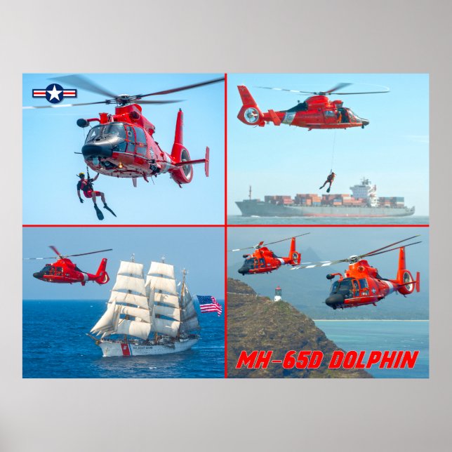 POSTER DOLFIM MH-65D (Frente)