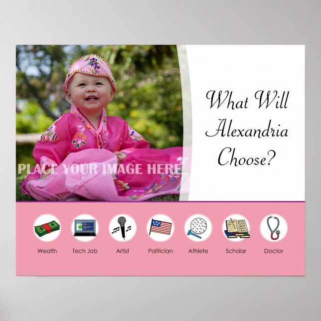 Poster Doljabi Doljanchi Dol Coreano 1rua Primeiro aniver (Frente)