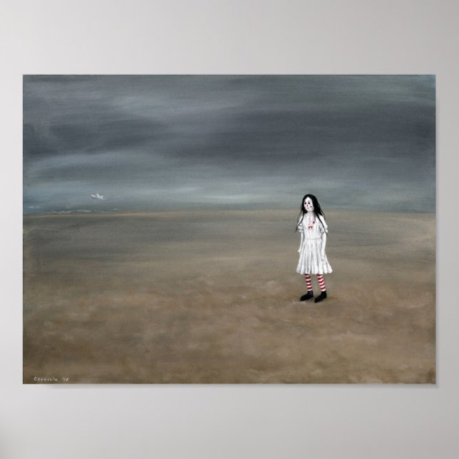 Poster "Doll Without Her Ship", por Christiane Cegavske (Frente)