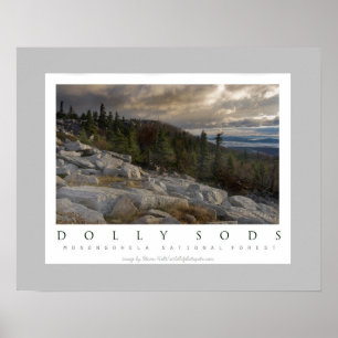 Pôster Dolly Sods Wilderness in West Virginia