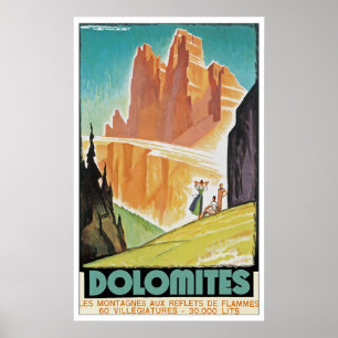 Poster Dolomites