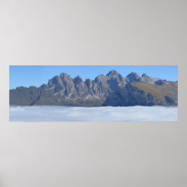 Poster Dolomites Itália