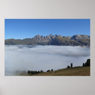 Poster Dolomites Itália