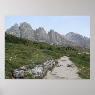 Poster Dolomites Itália