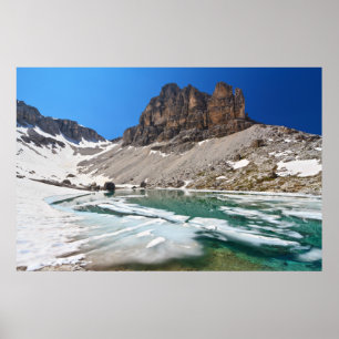 Pôster Dolomiti - lago Pisciadu